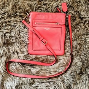 Pink Coach crossbody bag